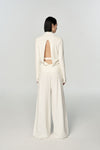 SWAYING/KNIT plain leggings SW23AW3B02 white PS67